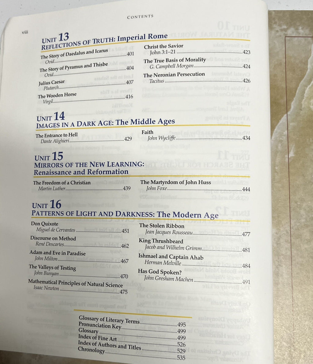 Abeka World Literature vol 4 10th gr Homeschool set Textbook, Tests Quiz & Key6