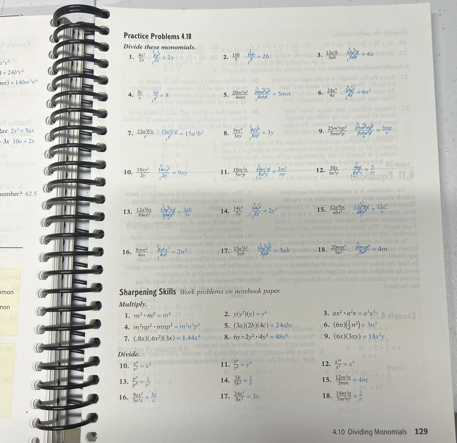 Abeka Pre-Algebra TEACHER Key to Work-text AND Solution Key4