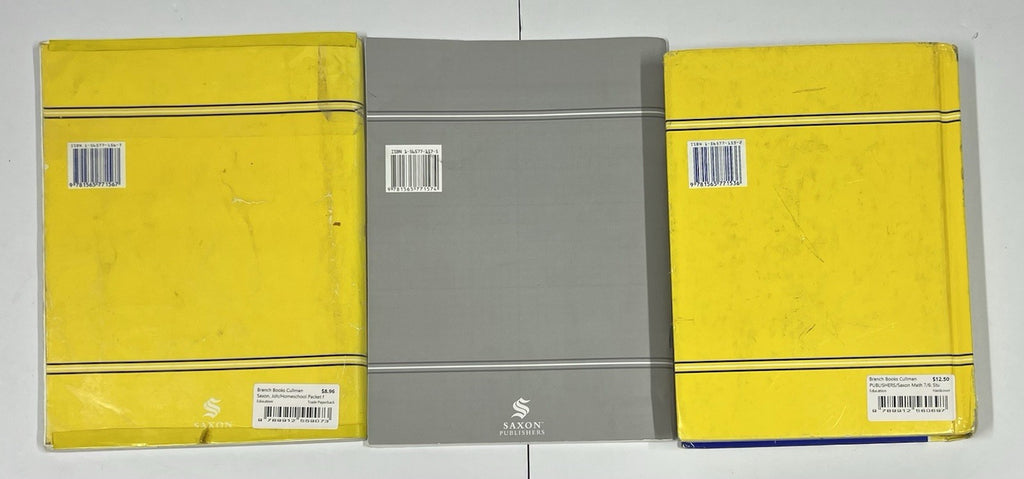Saxon Math 76 third edition SET Textbook Test forms  Homeschool Packet2