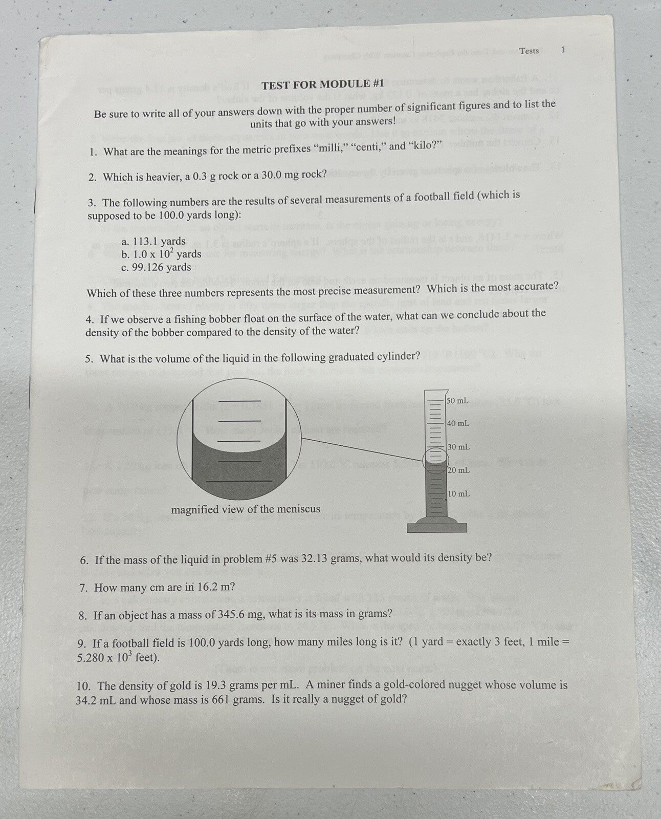Exploring Creation with Chemistry Tests Test booklet Apologia0