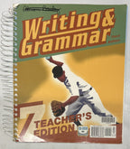 BJU Writing & Grammar Grade 7 Teachers Edition with CD Bob Jones 218370 Spiral0