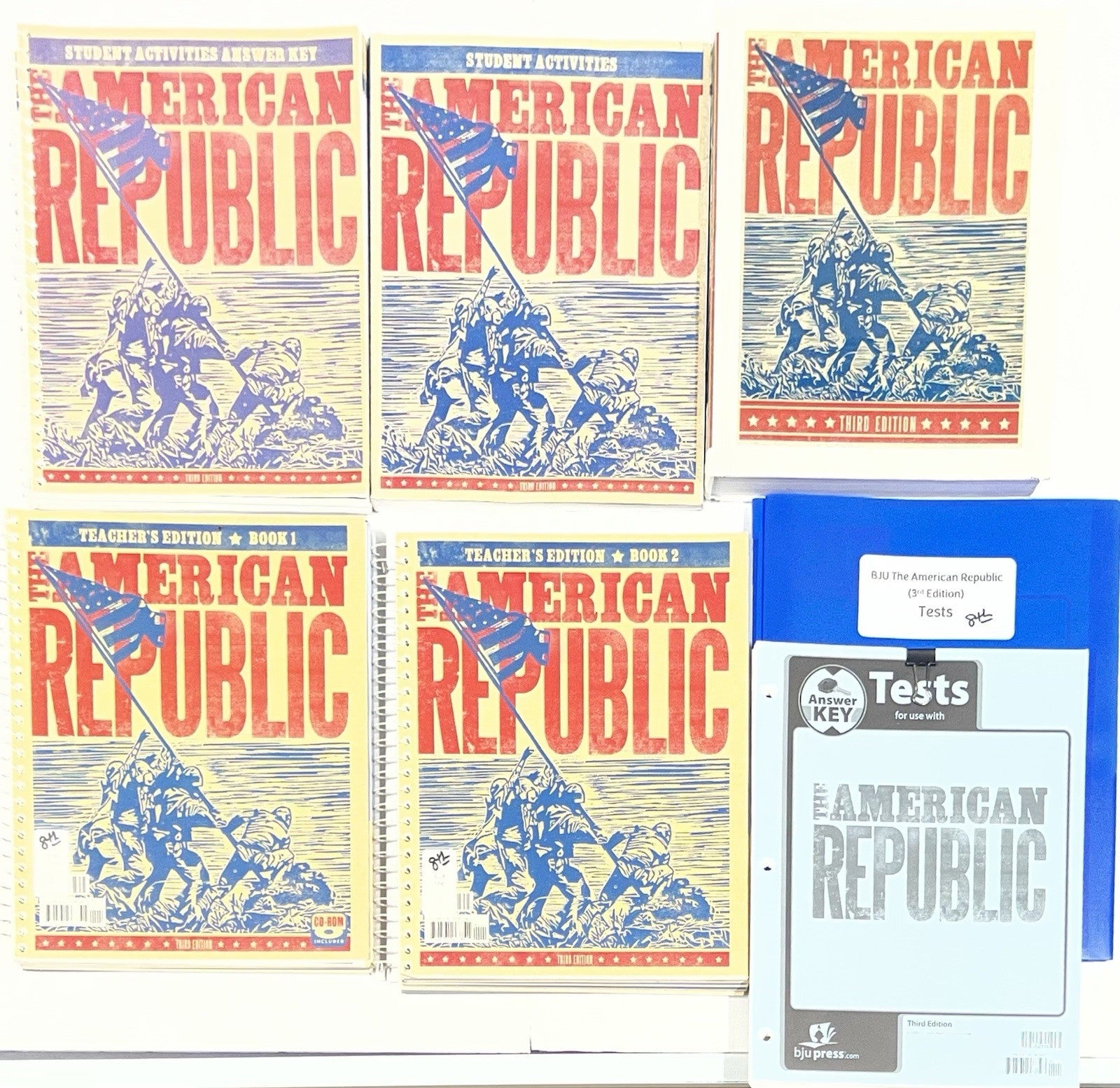 BJU American Republic 3rd edition complete set activities tests key teacher ed0