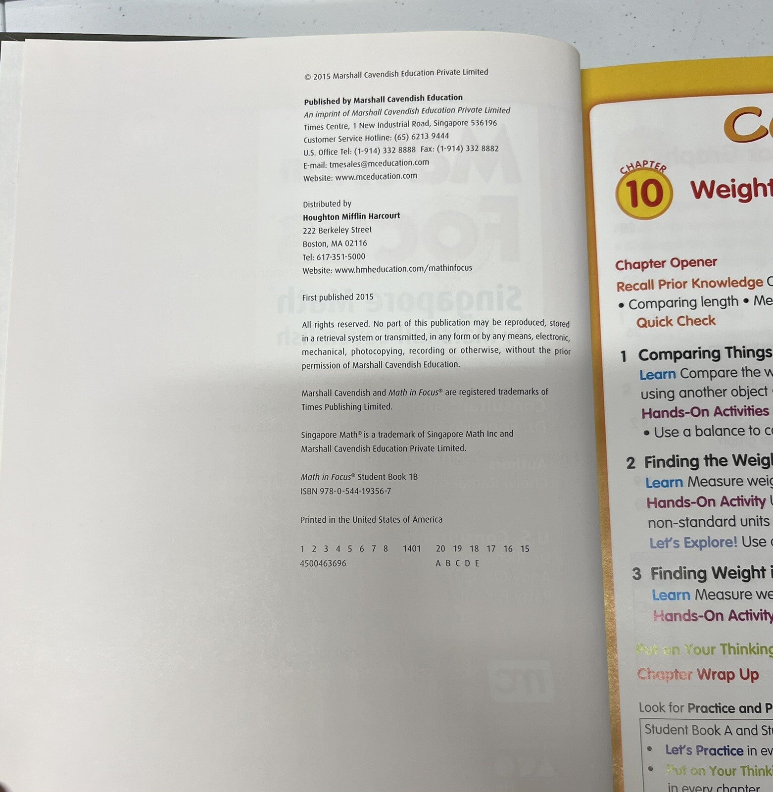Math in Focus Singapore Math 1A & 1B Textbooks Set 1st grade Homeschool4