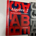 Saxon Algebra 2 SET 3rd Ed. Textbook, Answer Key & homeschool testing book3
