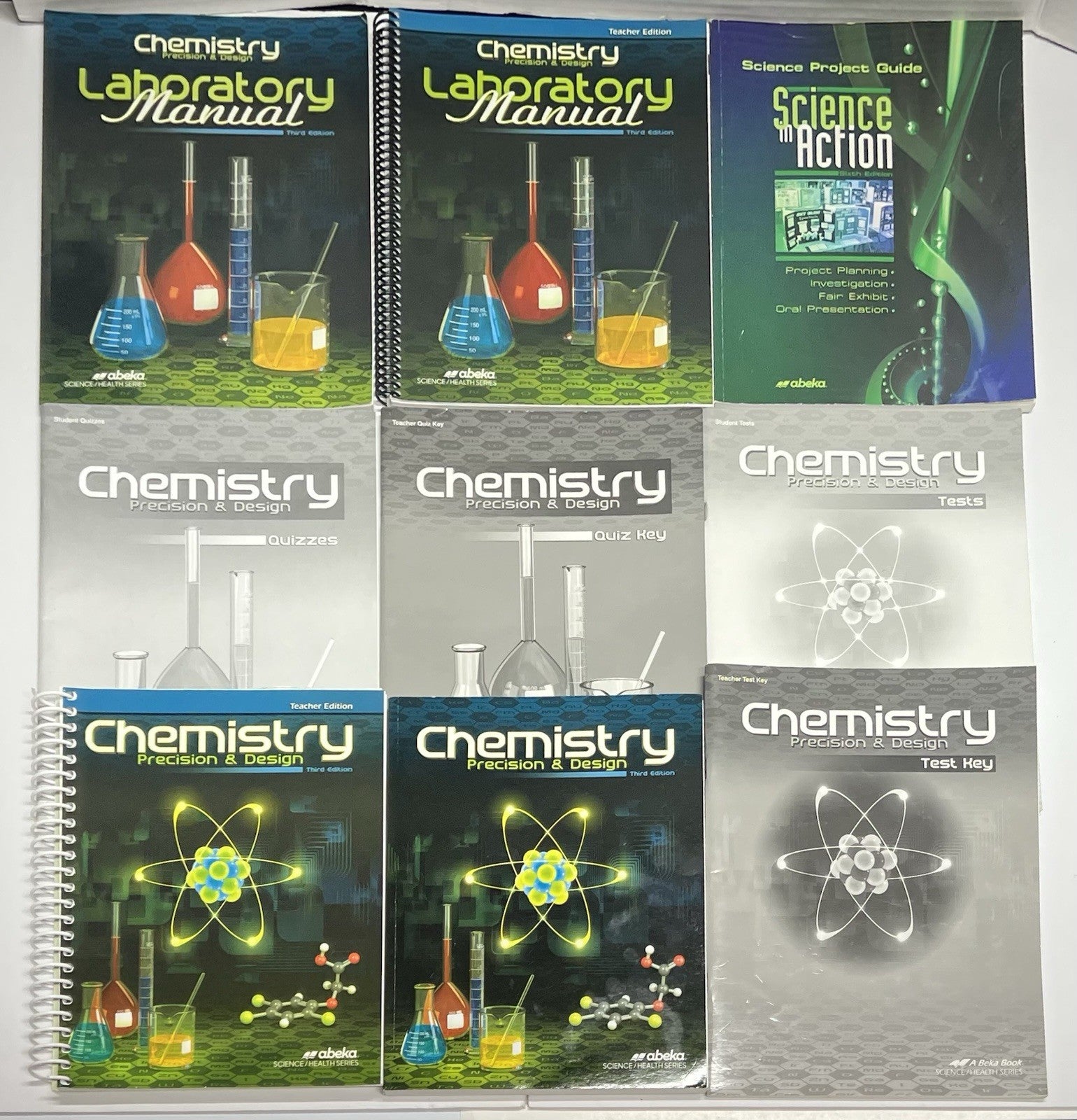 Abeka Chemistry complete set kit 3rd edition homeschool with teacher edition0