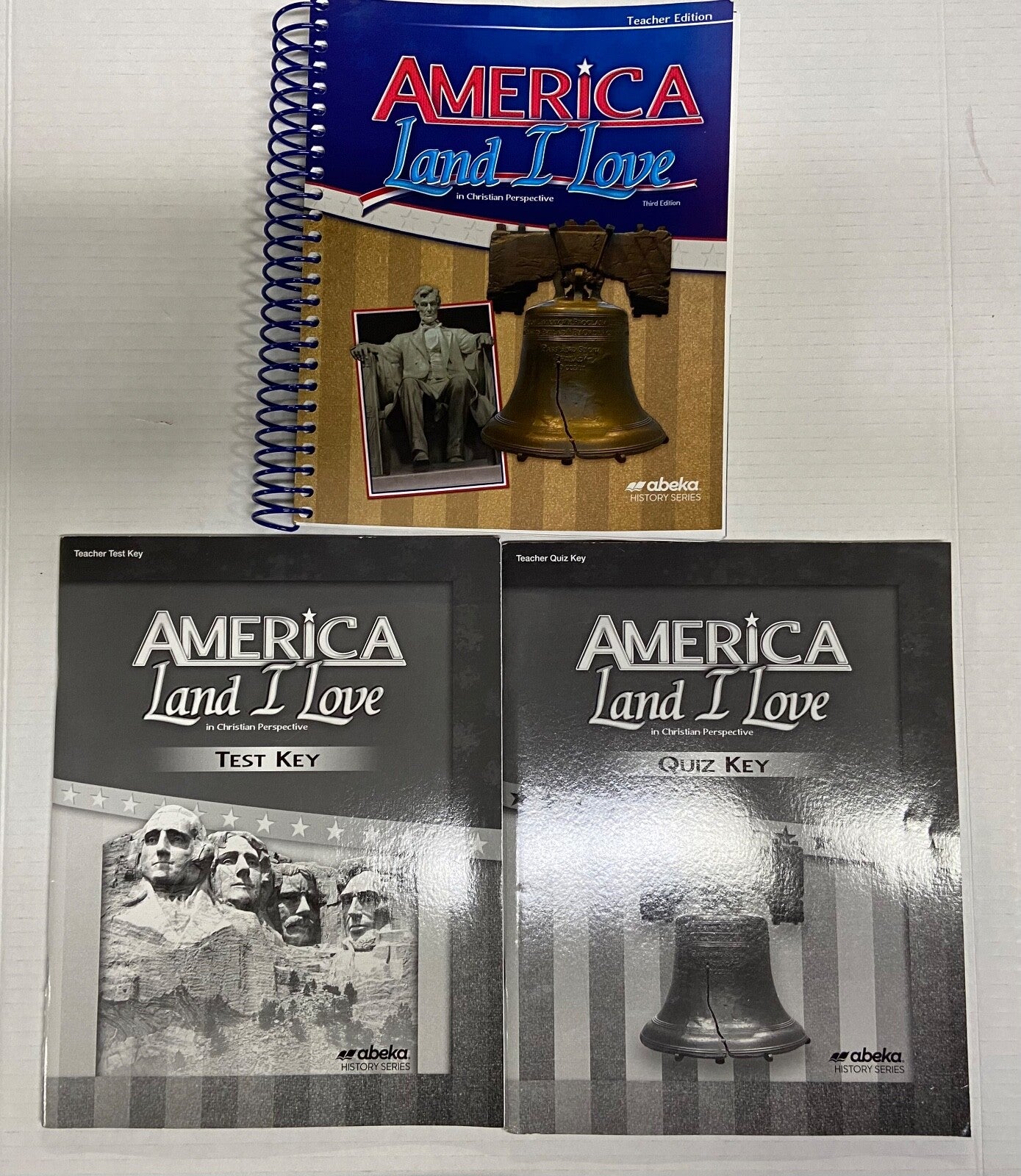 Abeka America Land I Love Third Edition Teacher Edition  Quiz Key Test Key0