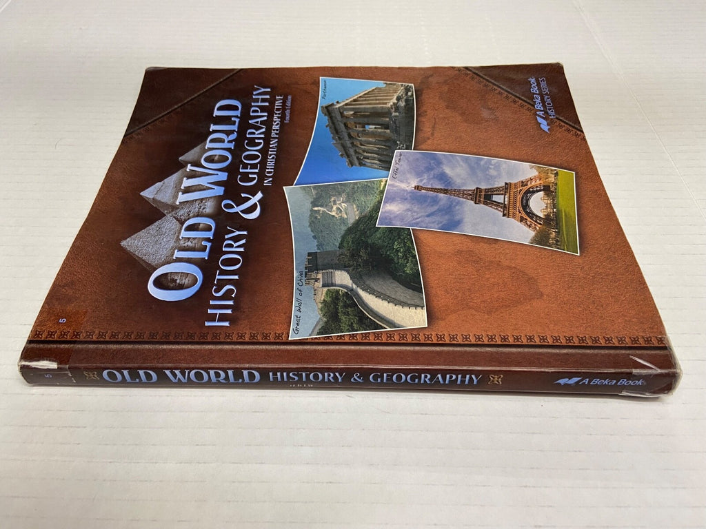 Abeka Old World History Geography textbook fourth ed 5th grade homeschool READ!4