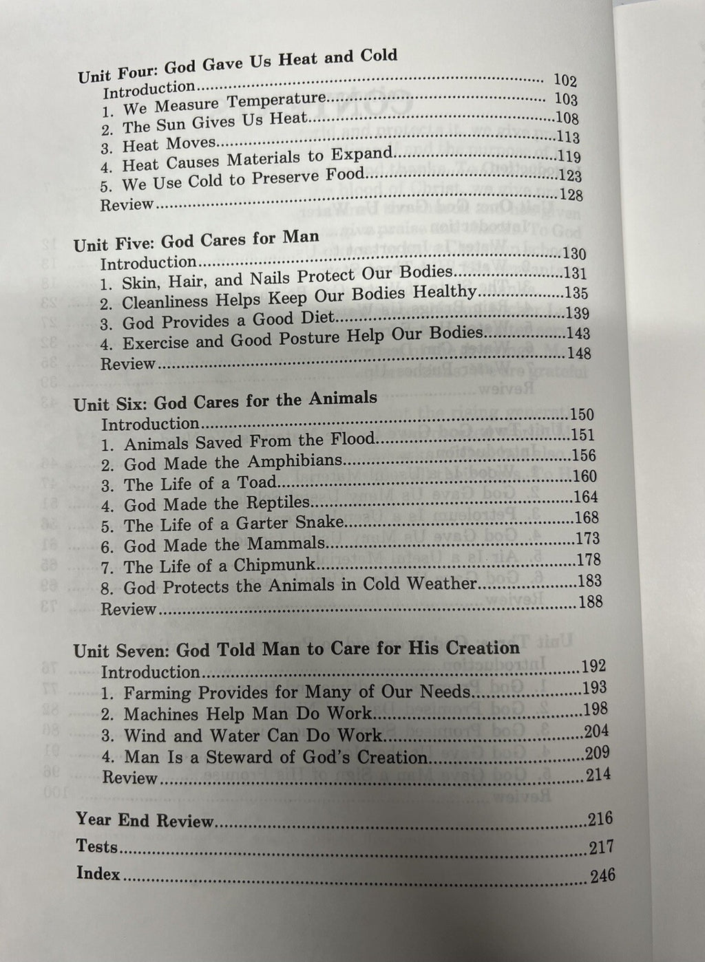 Rod & Staff  God's Protected World  Science 3 Teacher's Manual  Homeschool4