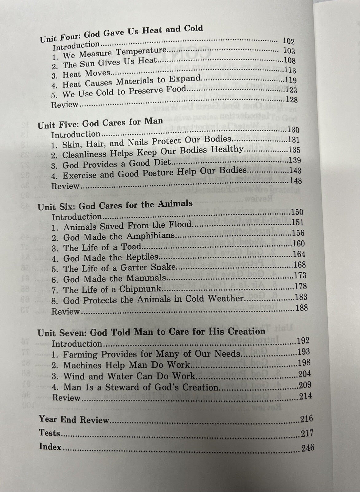 Rod & Staff  God's Protected World  Science 3 Teacher's Manual  Homeschool4
