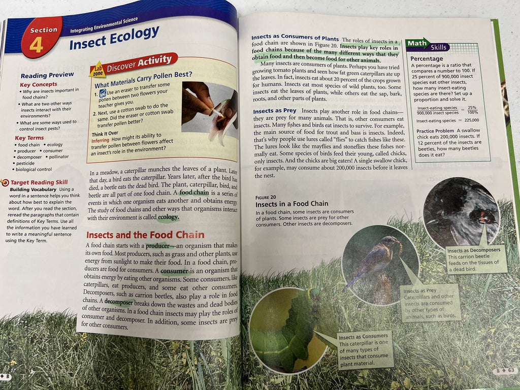 Science Explorer B  Animals Prentice Hall Pearson Calvert School2