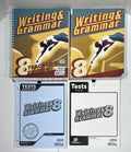 BJU Writing & and Grammar 8 SET 3rd edition Student WorkText Tests Key Teacher0