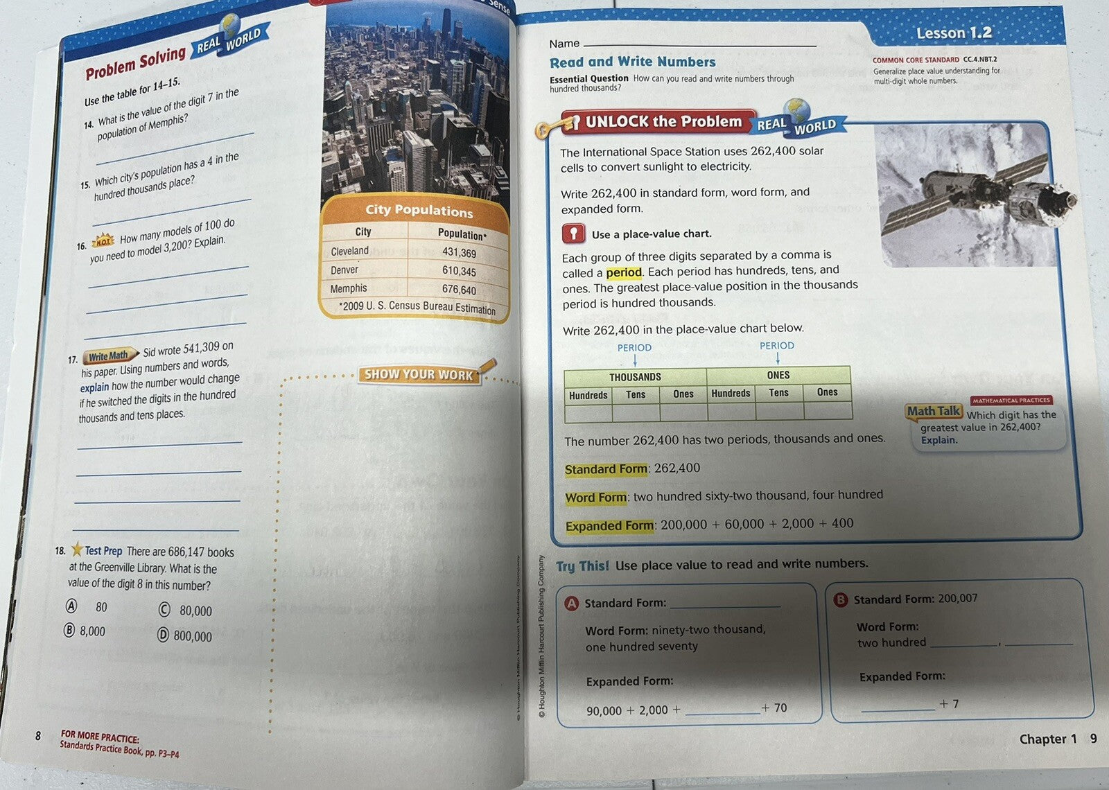 Go Math! Grade 4 Work-text AND Practice Book - 4th grade homeschool - HMH6