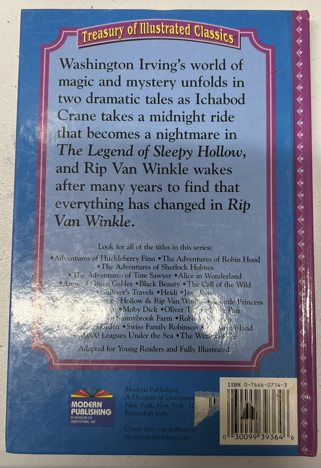 The Legend of Sleepy Hollow / Rip Van Winkle -Treasury of Illustrated Classics3