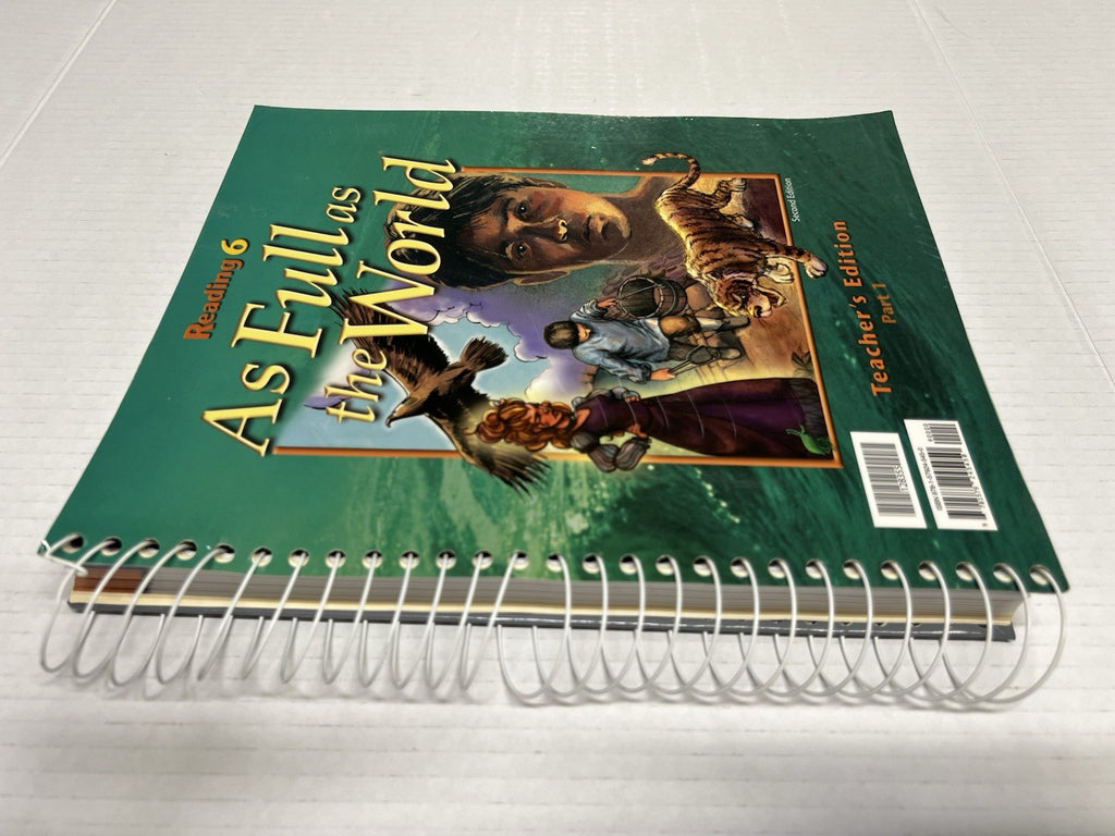 BJU Reading 6 Teachers Edition Part 1  As Full As the World second edition2