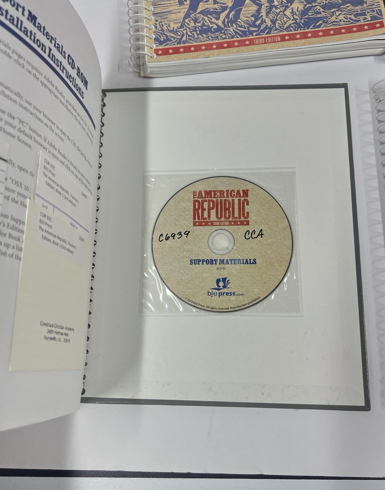 BJU American Republic 3rd edition complete set activities tests key teacher ed2