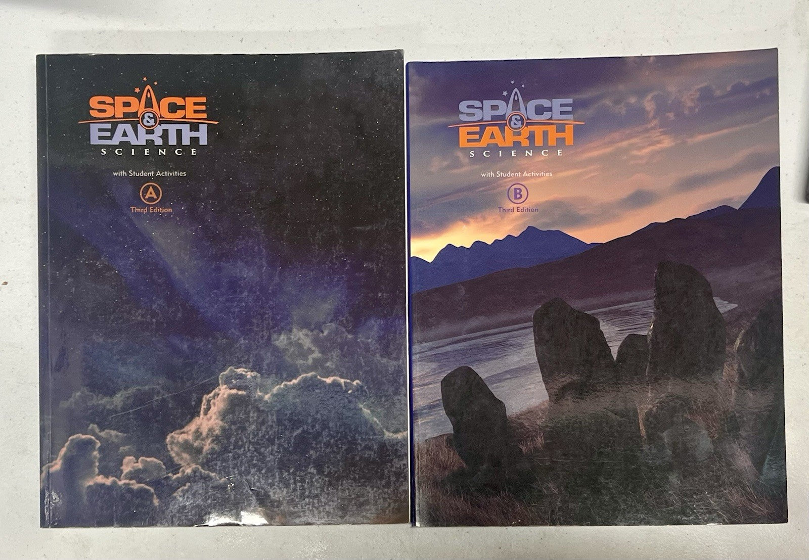 BJU Space & Earth Science With Student Activities set Books A & B 3rd Ed0