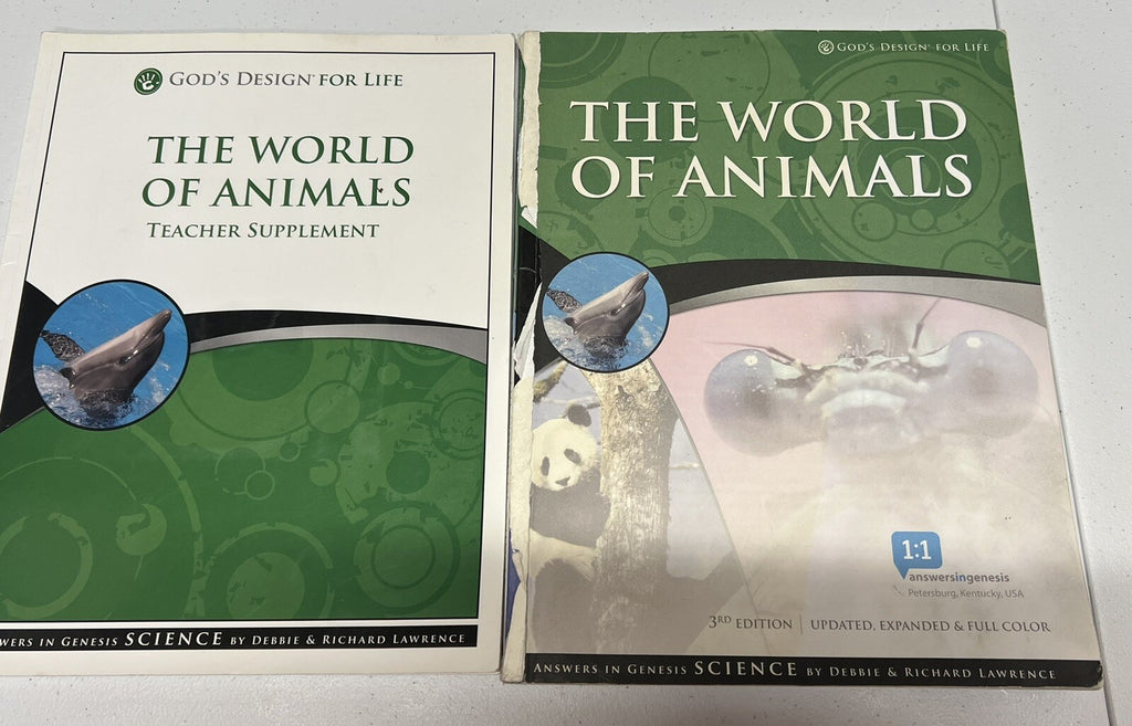 God’s Design for Life The World of Animals SET Answers in Genesis READ DESCRIP..0