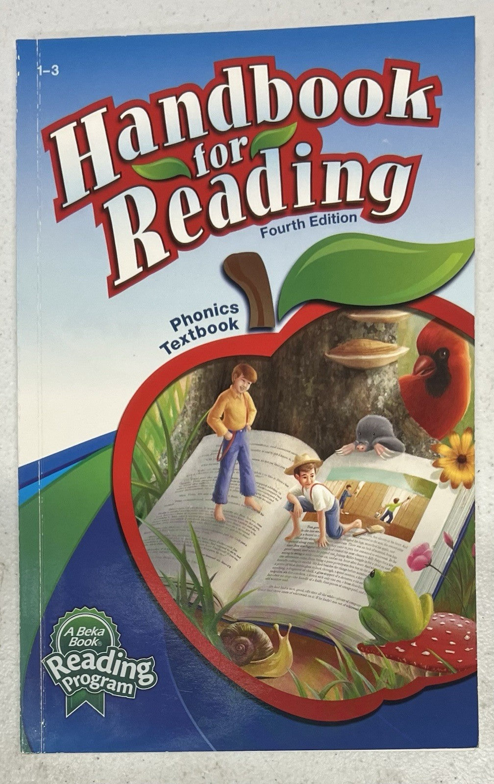 Abeka Handbook for Reading phonics textbook 4th edition homeschool reader0