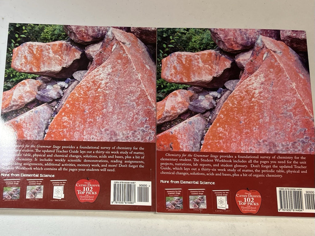 Chemistry for Grammar Stage Student Workbook & Teacher Guide Well Trained Mind1