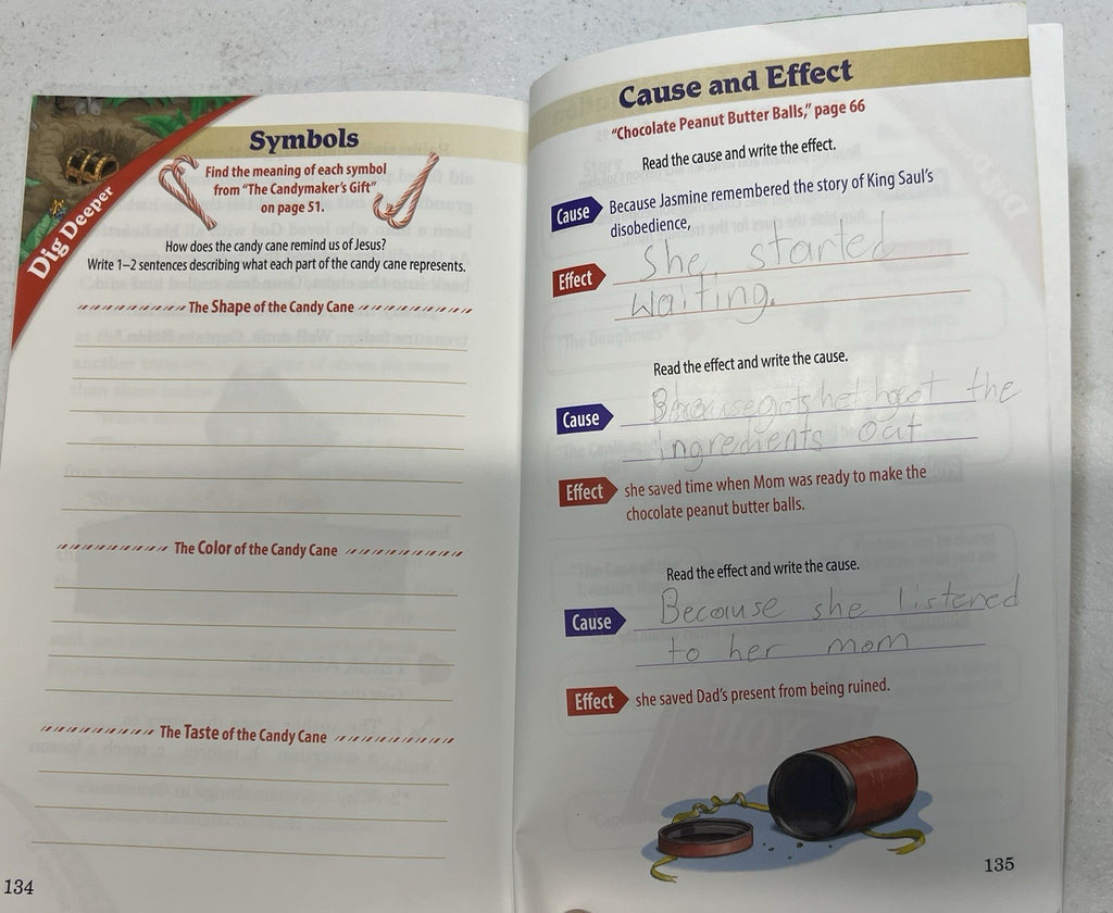 Abeka Treats and Treasures 3f 3rd grade homeschool reader3
