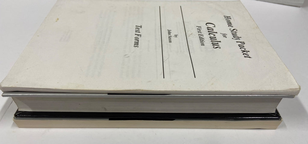 Saxon Calculus SET 1st ed textbook solutions manual test forms tests math4