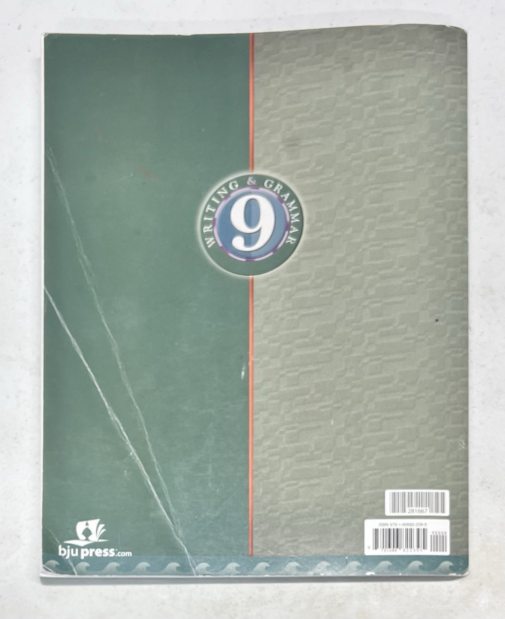 BJU Press Writing & Grammar 9 Student WorkText 3rd Edition Bob Jones Paperback1