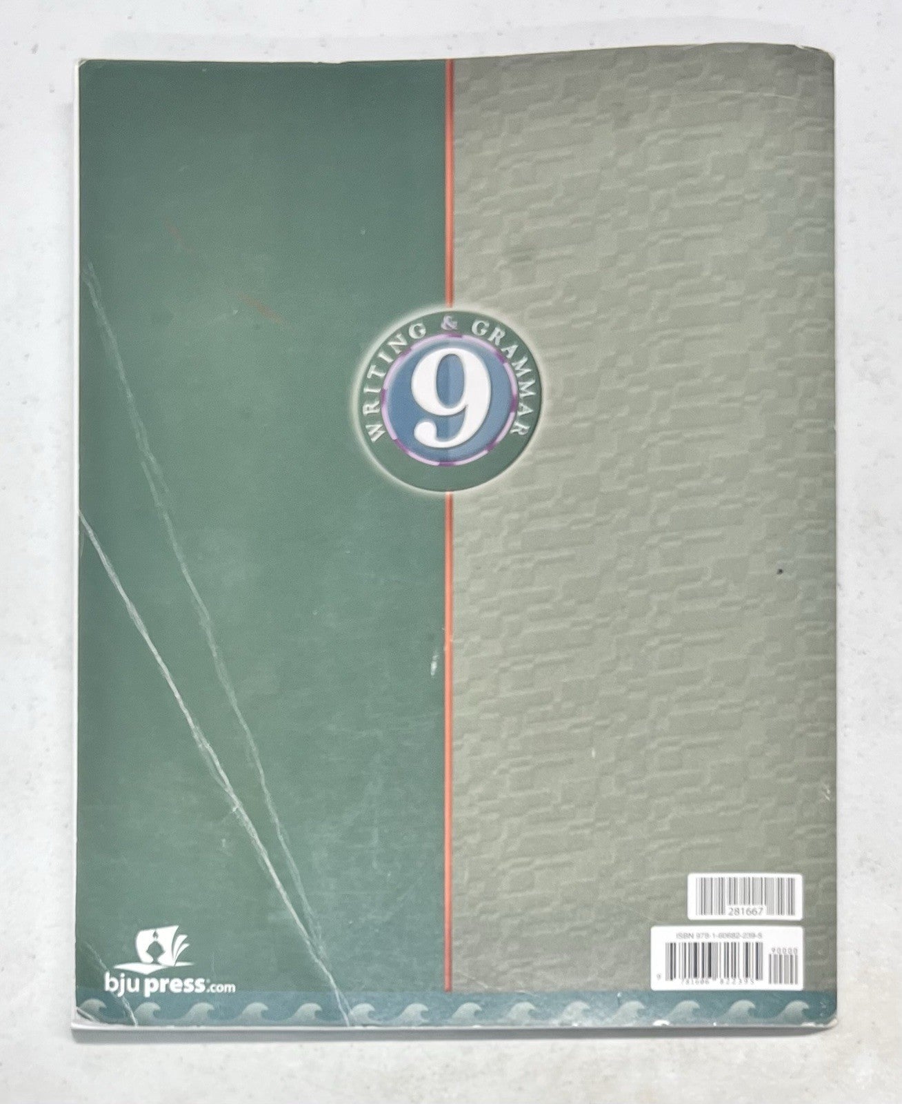 BJU Press Writing & Grammar 9 Student WorkText 3rd Edition Bob Jones Paperback1