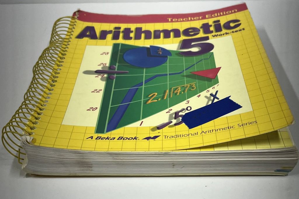 Abeka Arithmetic 5 Teacher Edition 3rd edition homeschool math2