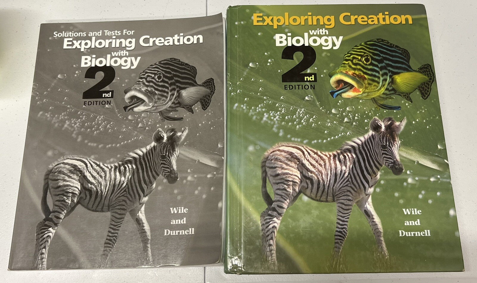 Apologia Exploring Creation with Biology SET textbook AND Solutions Tests 2nd ed0