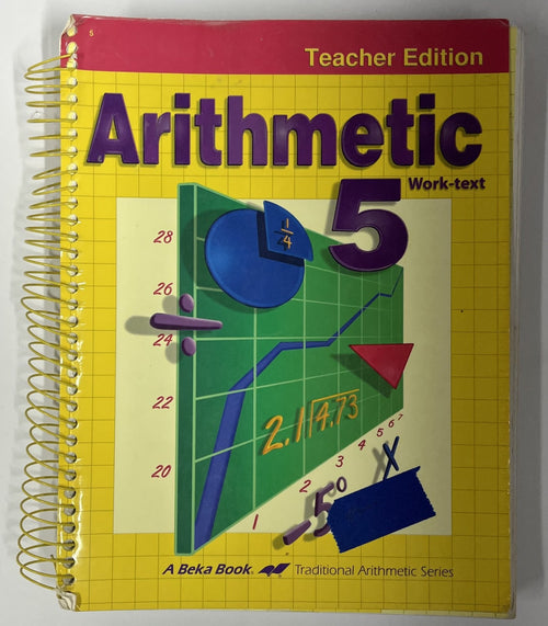 Abeka Arithmetic 5 Teacher Edition 3rd edition homeschool math0