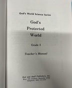 Rod & Staff  God's Protected World  Science 3 Teacher's Manual  Homeschool1