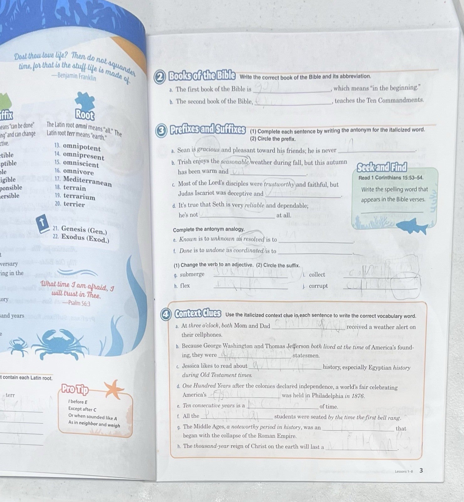 Abeka Spelling Vocabulary & Poetry 5 Fifth Grade current sixth edition2
