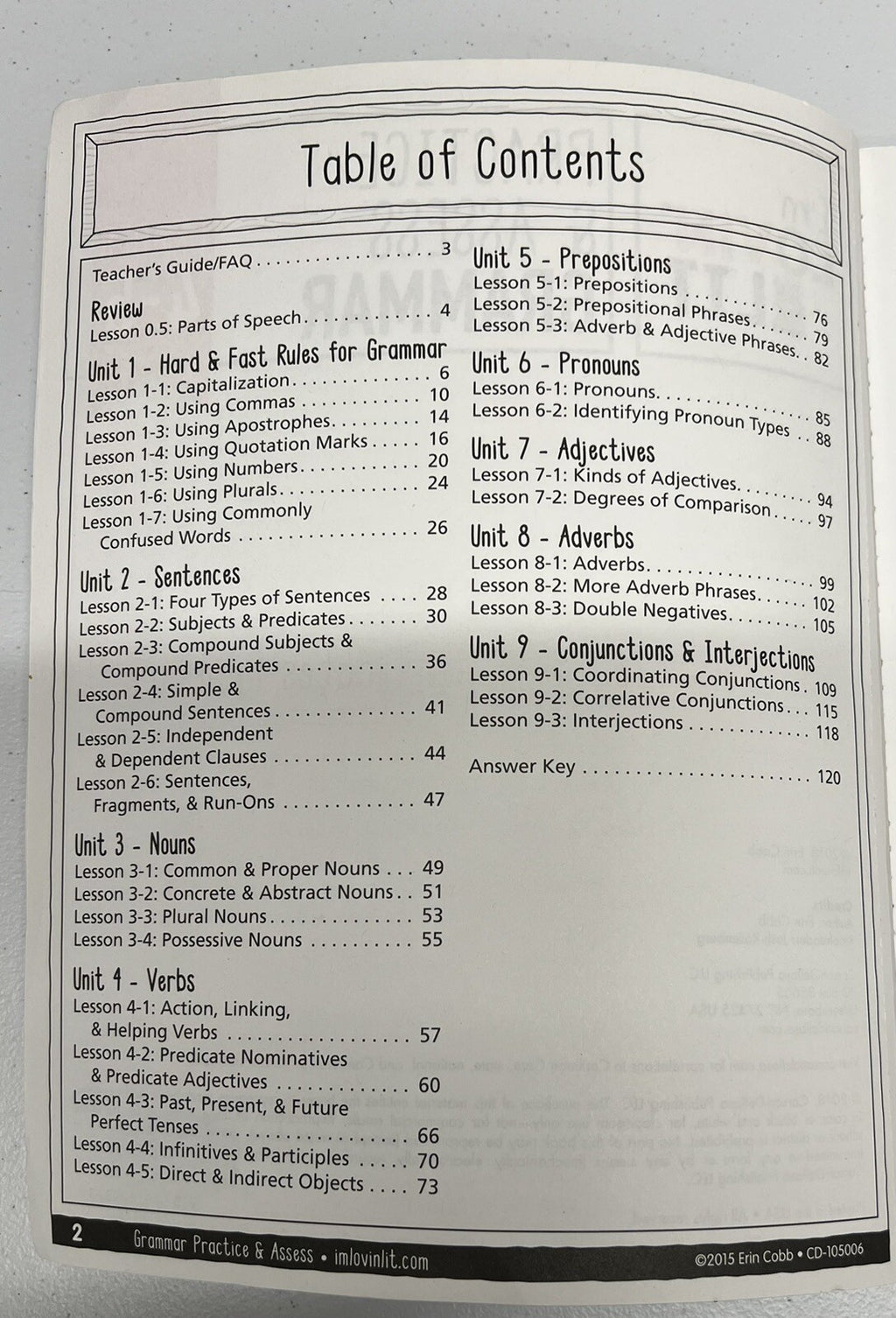 I'm Lovin' Lit Practice and Assess Grammar, Grades 4-5 Erin Cobb2