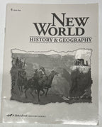 Abeka New World History Geography Quiz Key 6th grade homeschool0