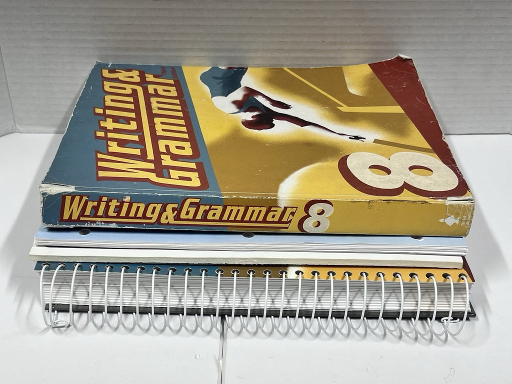 BJU Writing & and Grammar 8 SET 3rd edition Student WorkText Tests Key Teacher4