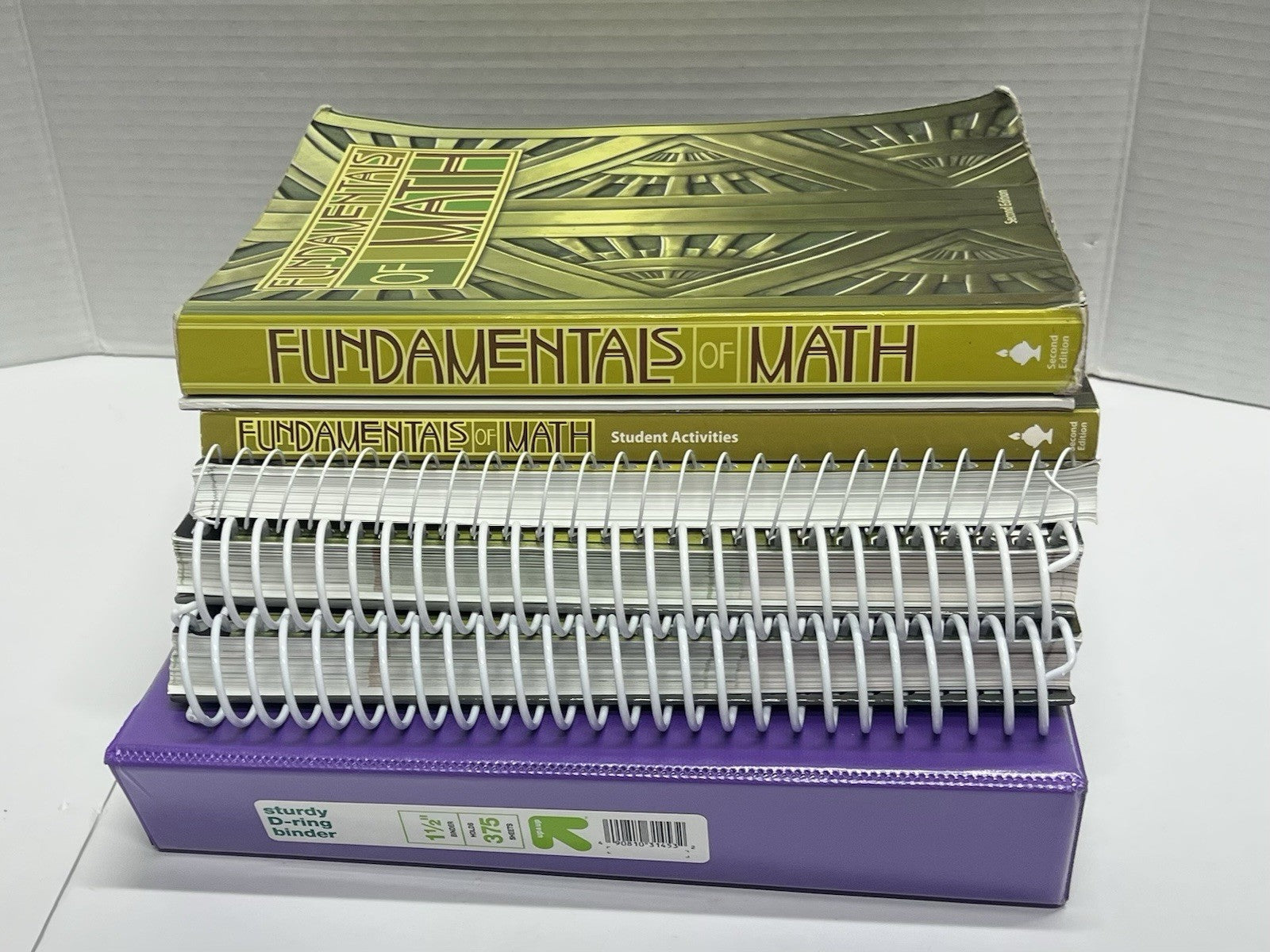 BJU Fundamentals of Math complete set kit 2nd ed. teacher text activities key cd8