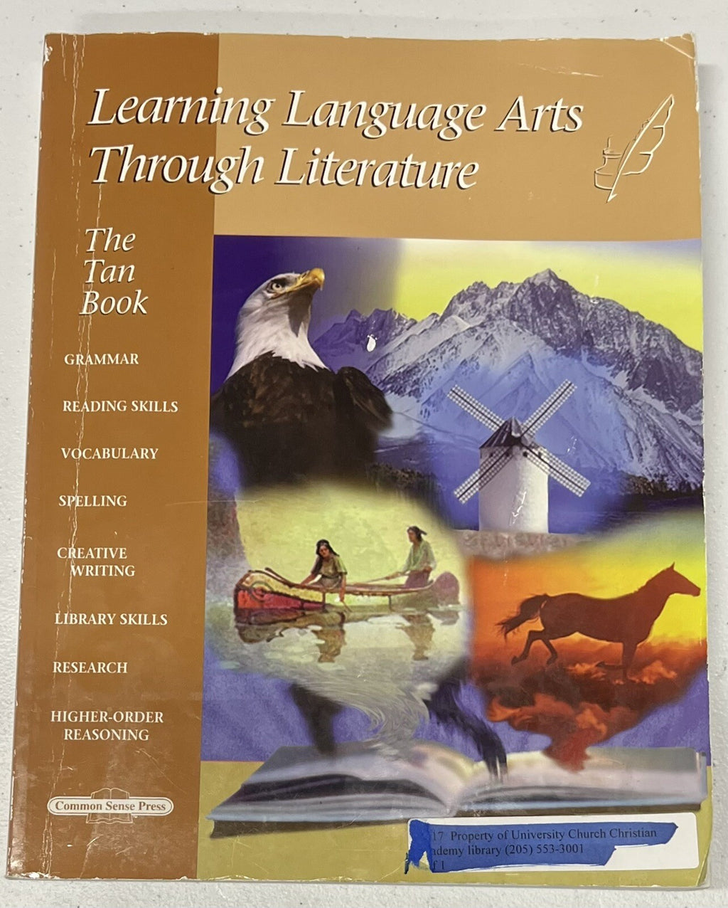 The Tan Book Learning Language Arts Through Literature 6th grade Common Sense0