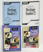BJU Heritage Studies 2 SET 2nd edition textbook tests answer key teachers ed0
