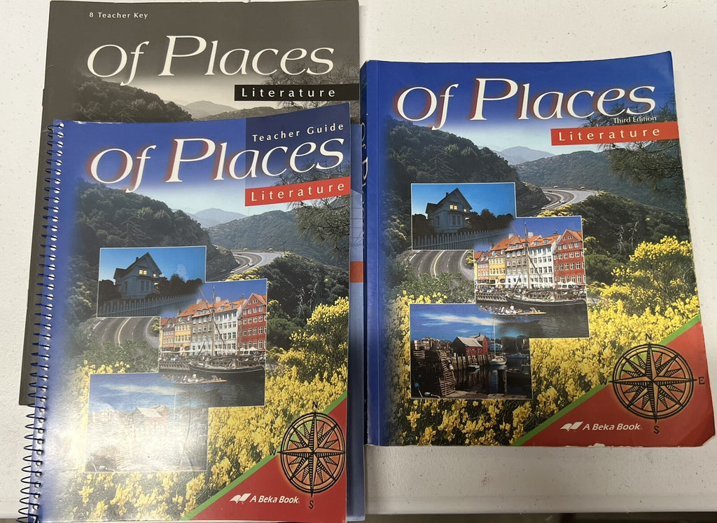 Abeka Of Places 8th Grade Set Student text Teacher Guide Teacher Key reading0