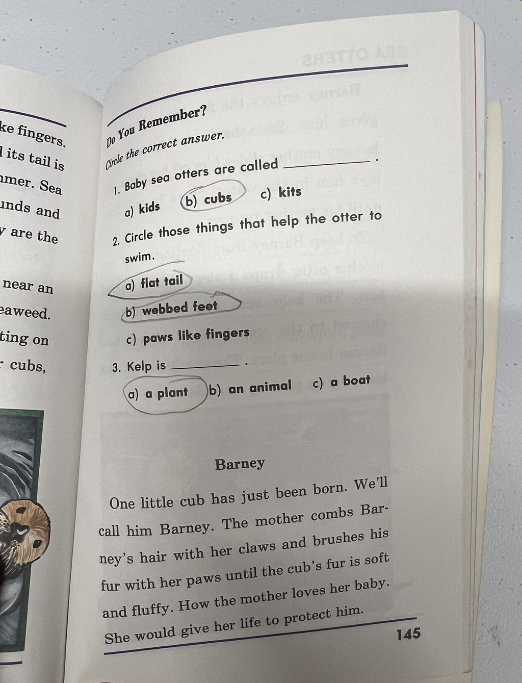 Abeka All Kinds of Animals 2nd grade Reader 2.9 Homeschool Read description!5
