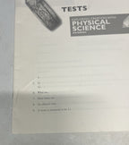 Exploring Creation with Physical Science TESTS 3rd edition apologia homeschool1