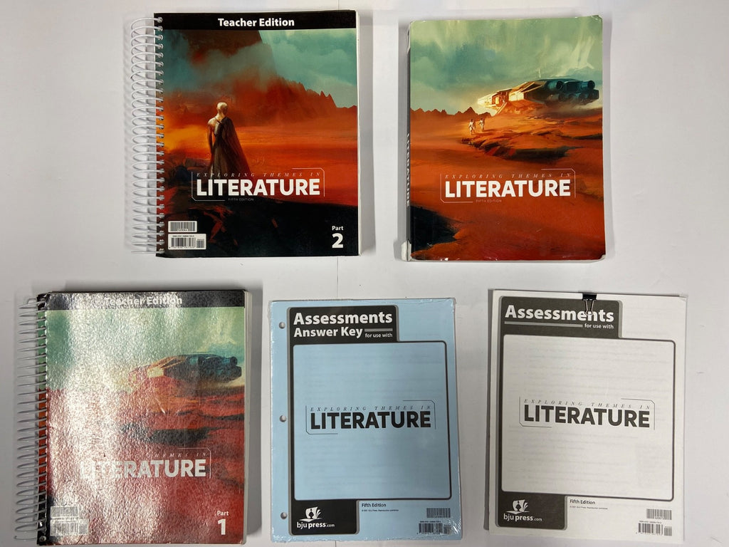 BJU Exploring Themes in Literature complete set kit 5th edition 7th grade0