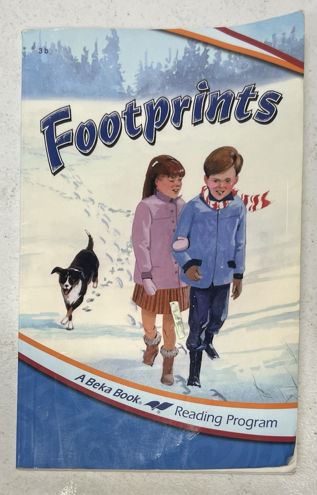 Abeka Footprints 3b 3rd grade reader homeschool0