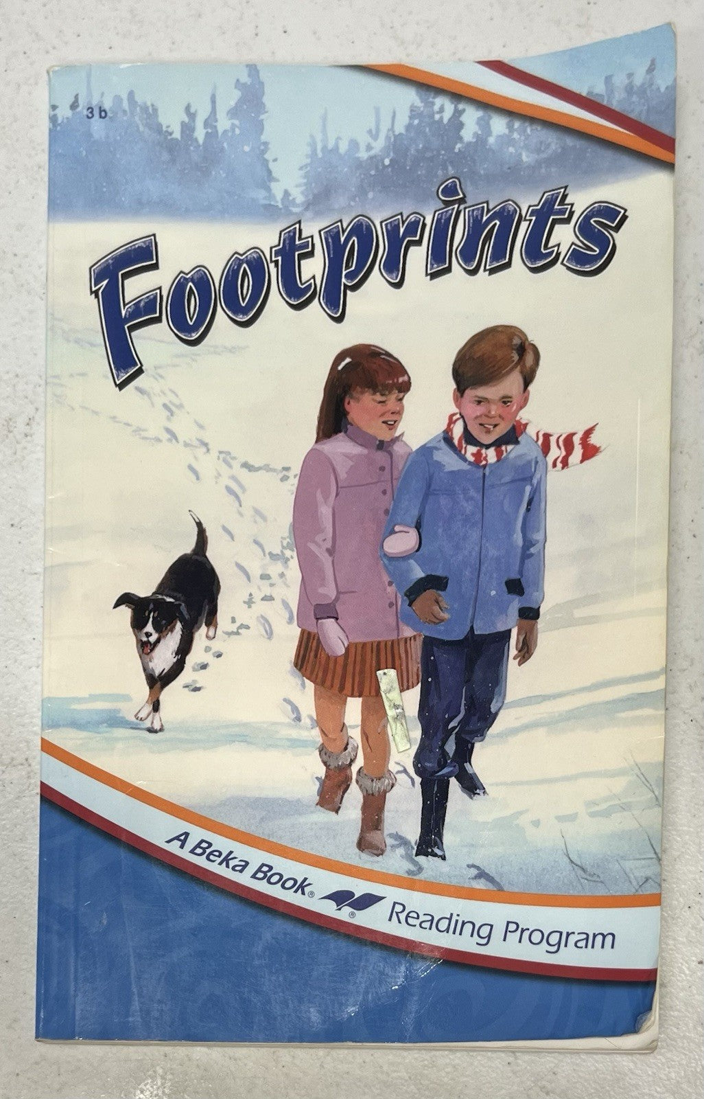 Abeka Footprints 3b 3rd grade reader homeschool0