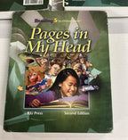 BJU Reading 5 Pages in My Head Textbook hardback and Teachers Editions 1 & 22