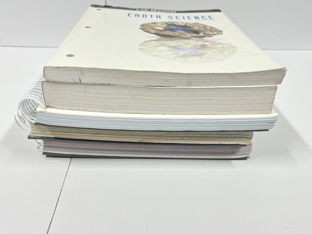 BJU Earth Science SET 4th ed Textbook Lab Manual Teacher Editions with CD5