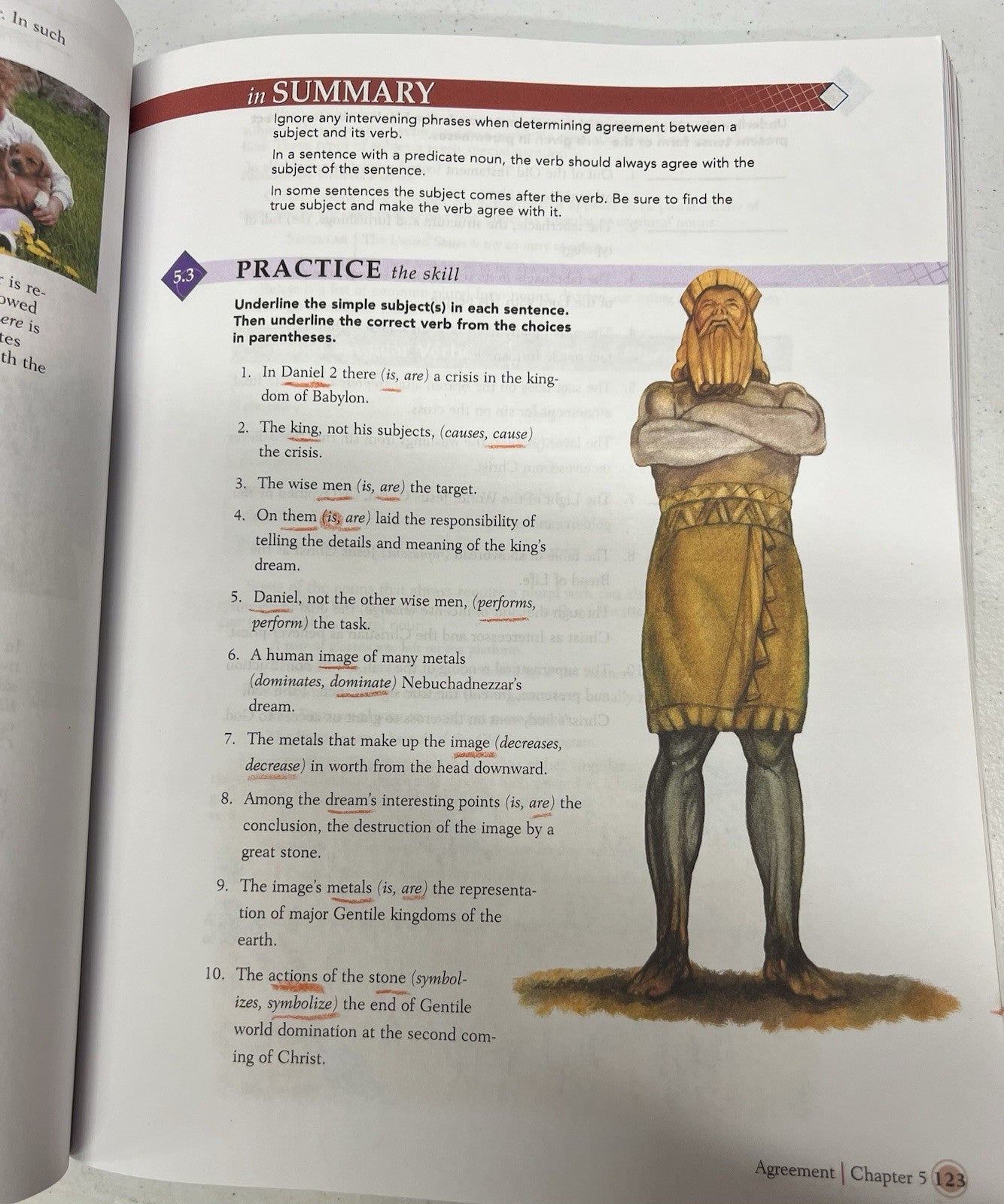 BJU Writing and Grammar 10 fourth edition READ description Back Cover torn2