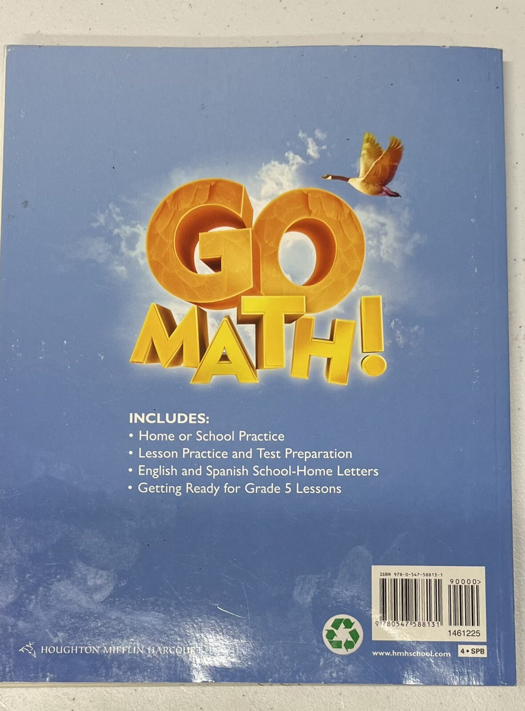 Go Math! Grade 4 Work-text AND Practice Book - 4th grade homeschool - HMH10