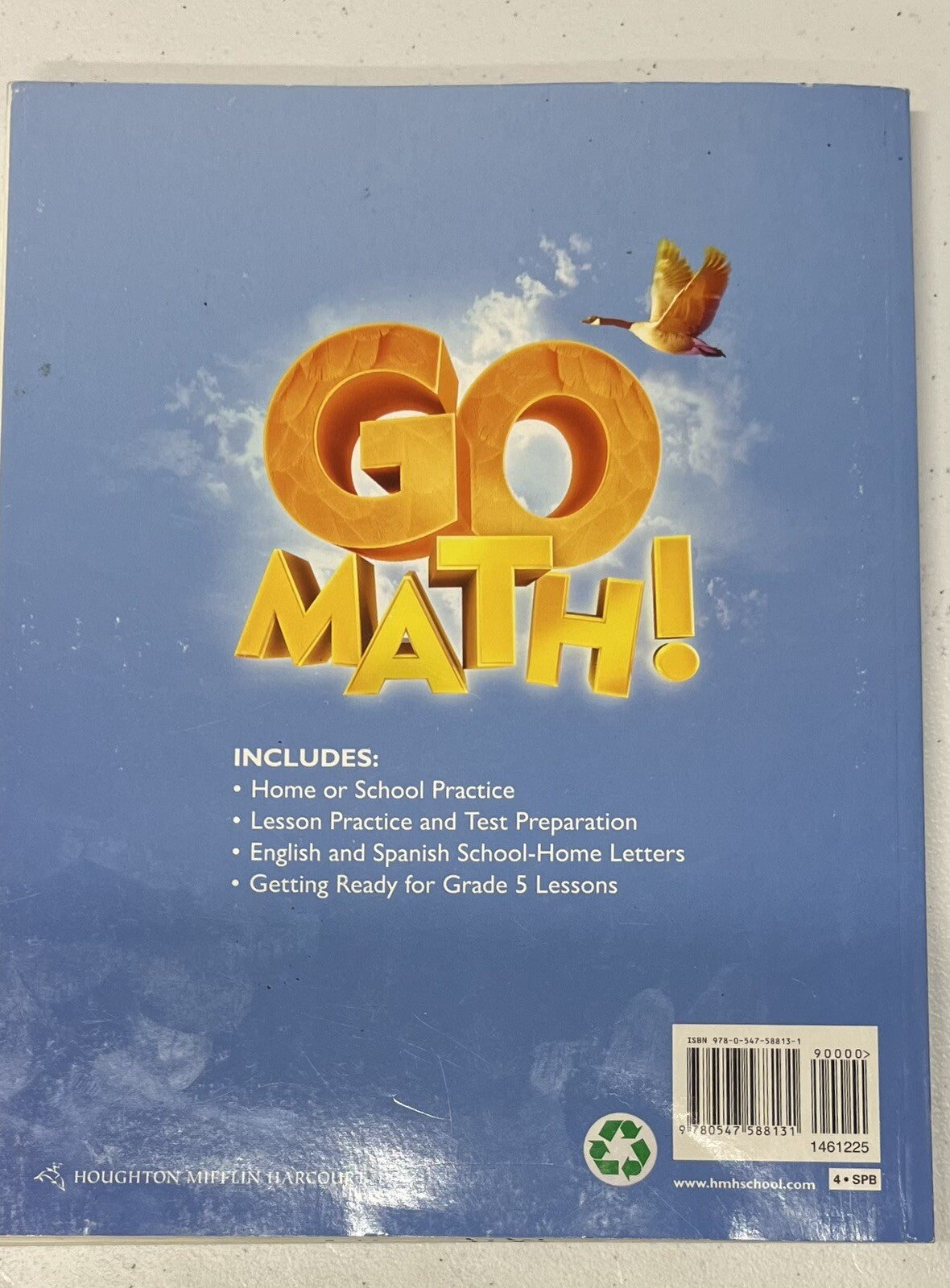 Go Math! Grade 4 Work-text AND Practice Book - 4th grade homeschool - HMH10