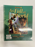BJU Reading 6 Teachers Edition Part 1  As Full As the World second edition0